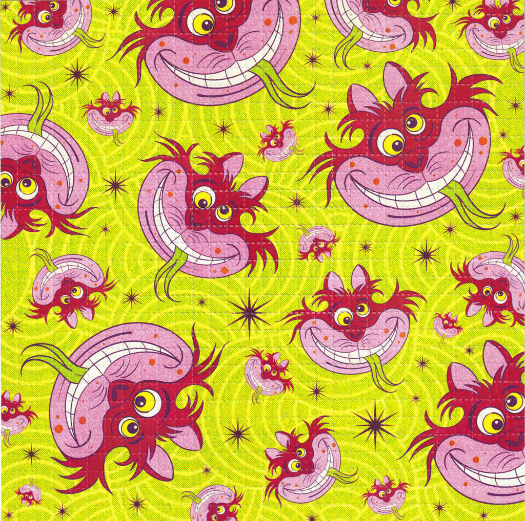 Cheshire Cat Blotter Art By Ziero Muko (Double Sided)