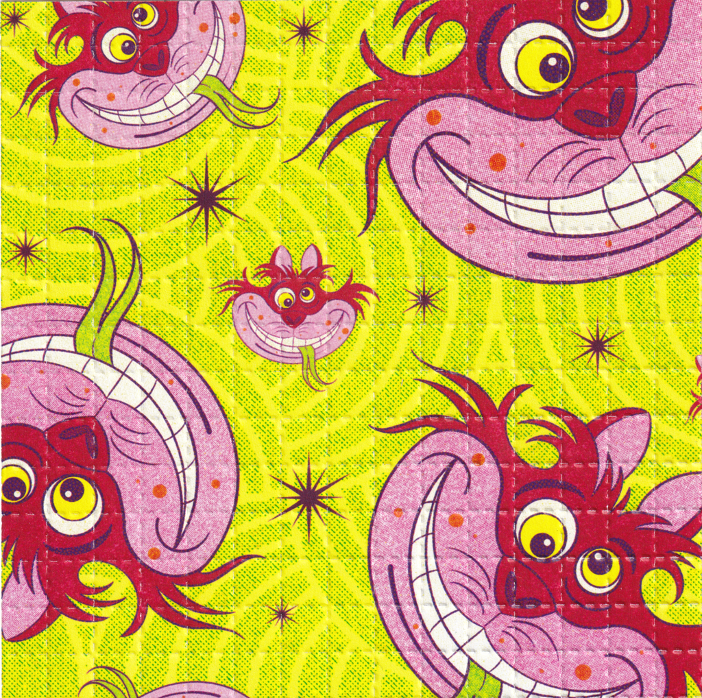 Cheshire Cat Blotter Art By Ziero Muko