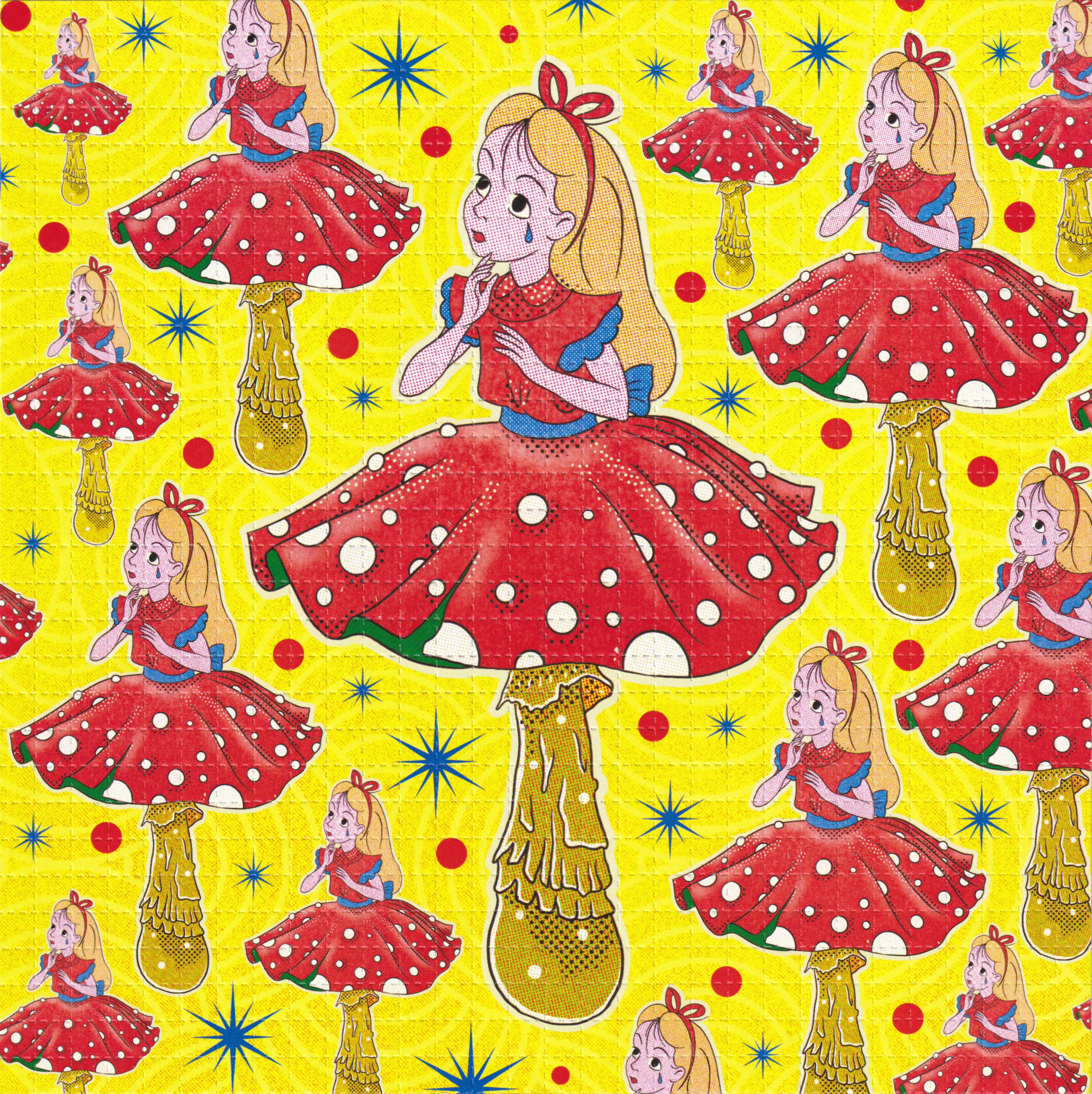 Alice Mushroom Double Sided Blotter Art Print By Ziero Muko