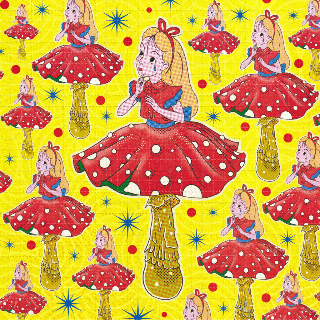 Alice Mushroom Blotter Art By Ziero Muko