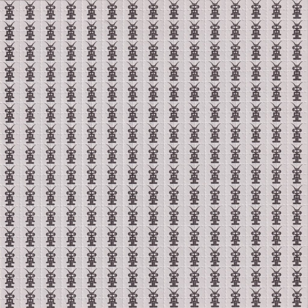 Alien Girl Blotter Art by John Blackburn (2000s)