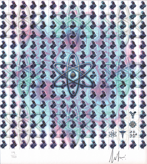 Atomic B Blotter Art by Lucifer (2000's)