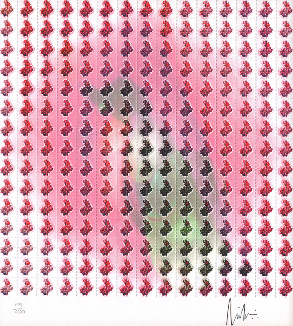 Atomic S’s Signed Blotter Art by Lucifer (2000's)