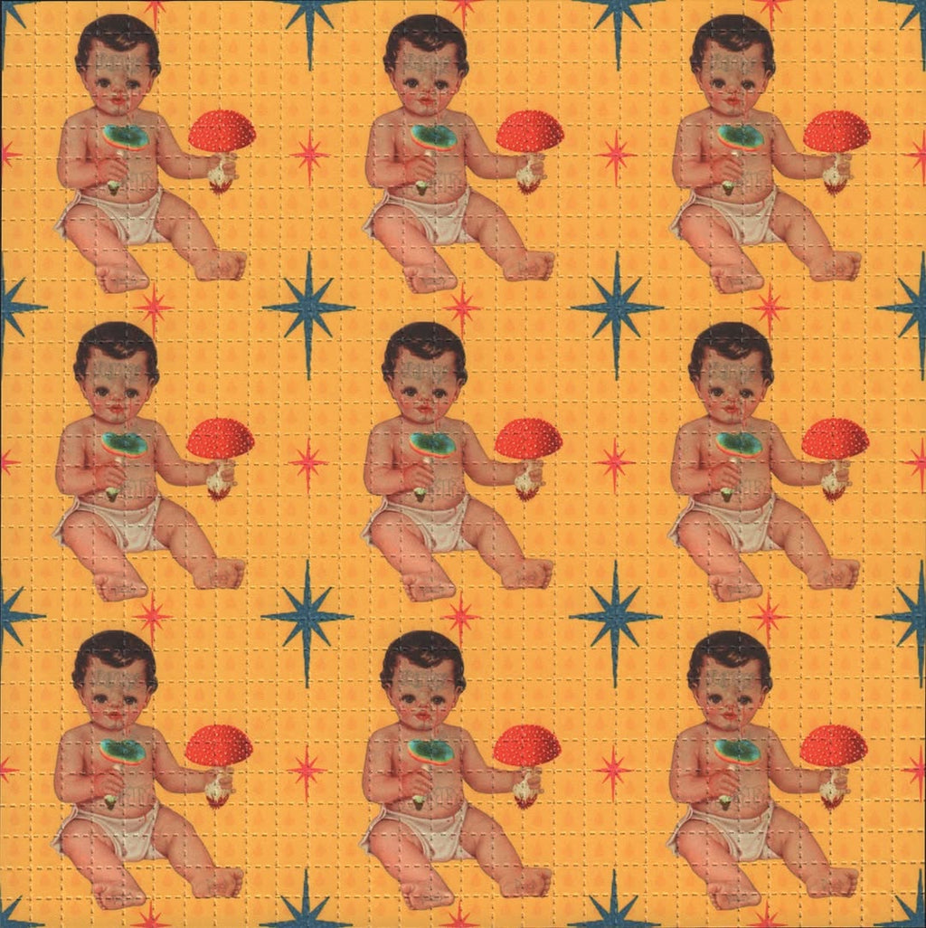 Baby Mushroom Blotter Art By Ziero Muko