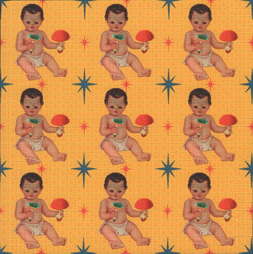 Baby Mushroom Blotter Art By Ziero Muko