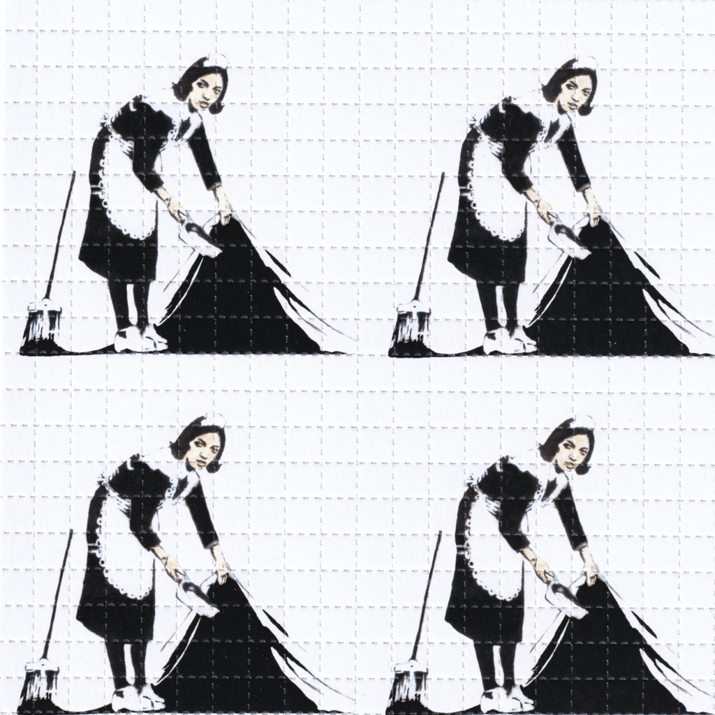 Banksy Maid LSD Acid Blotter Art Print