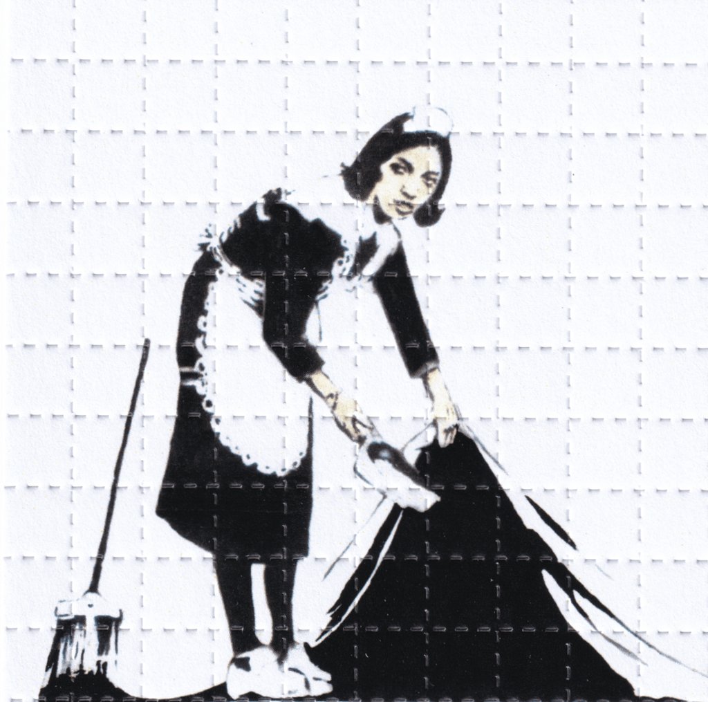 Banksy Blotter Art Print