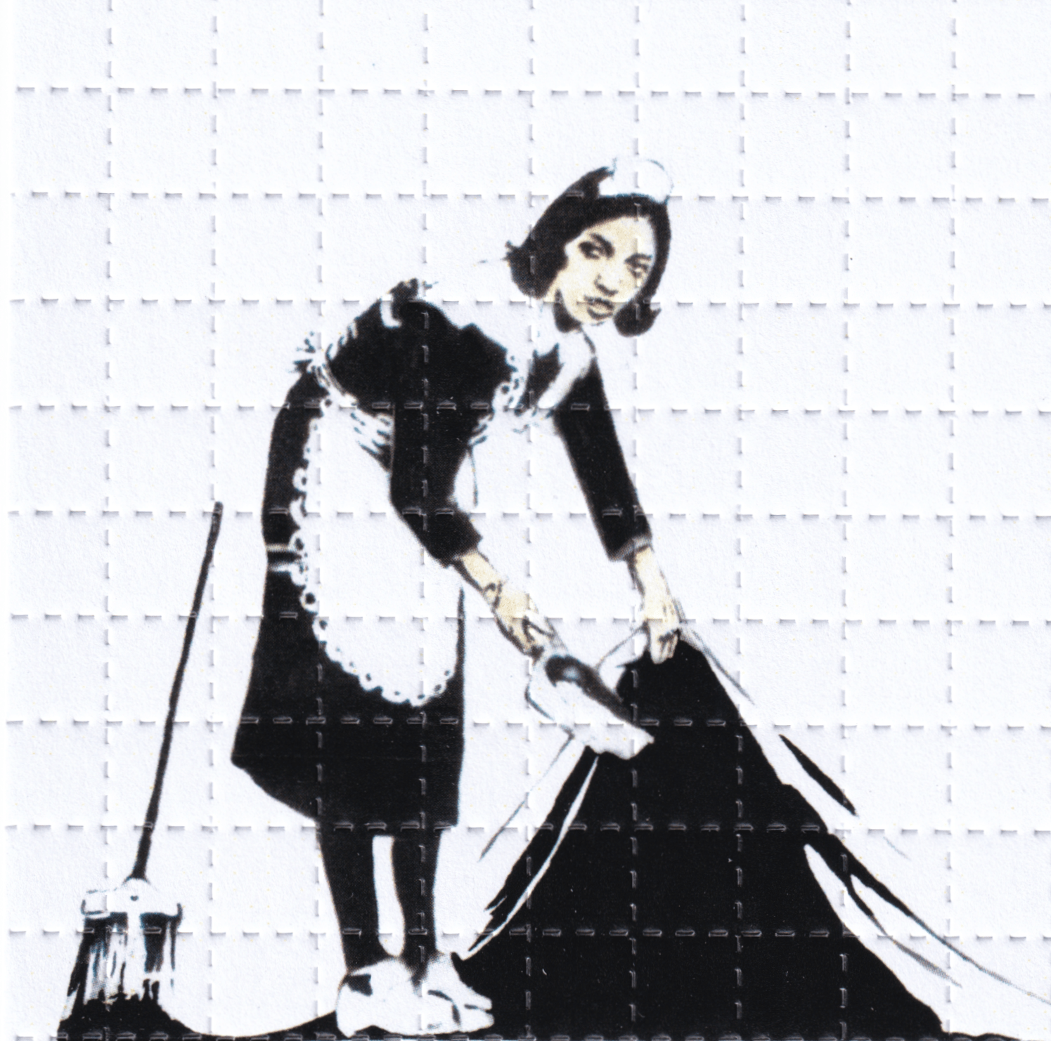 Banksy Blotter Art Print
