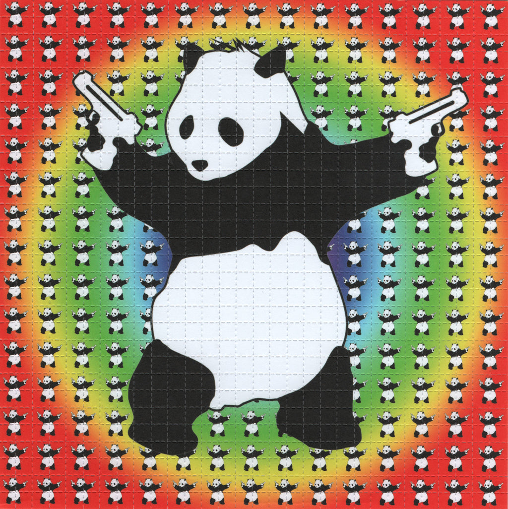 Banksy Panda Blotter Art