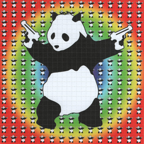 Banksy Panda Blotter Art