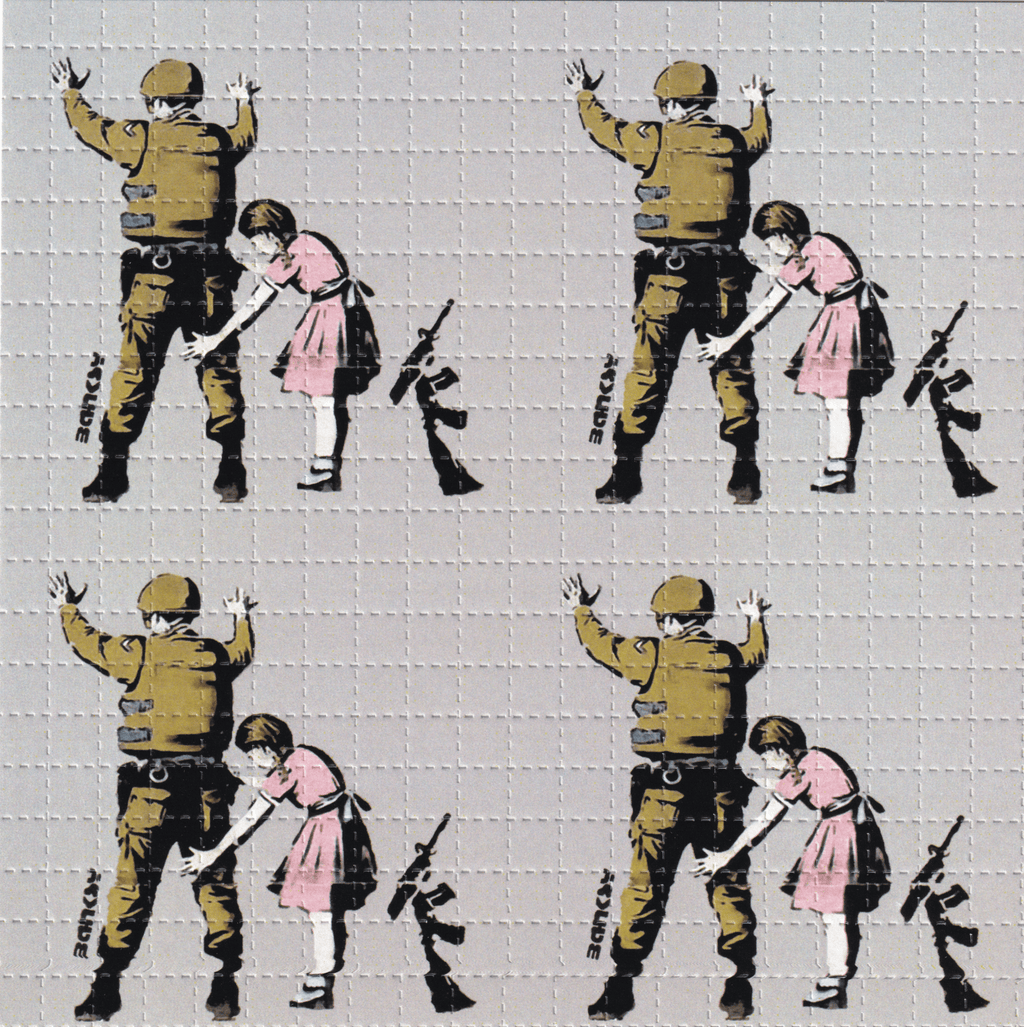 Banksy Solider LSD Acid Blotter Art Print