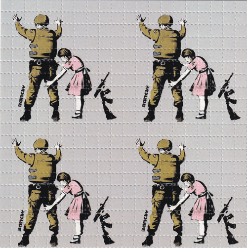 Banksy Solider LSD Acid Blotter Art Print