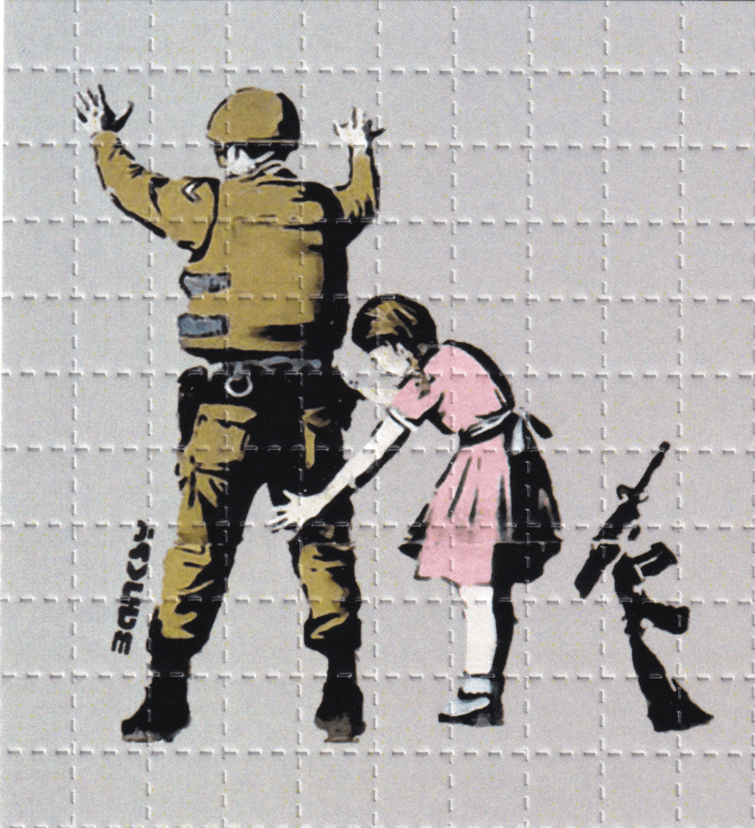 Banksy Blotter Art Print