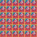 Bike Day Red Blotter Art