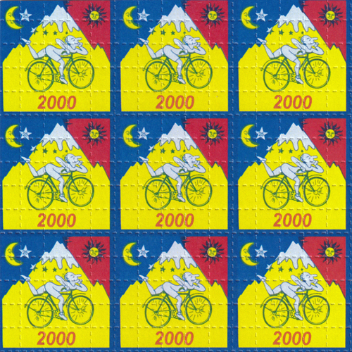 Bike Day LSD Acid Blotter Art Print