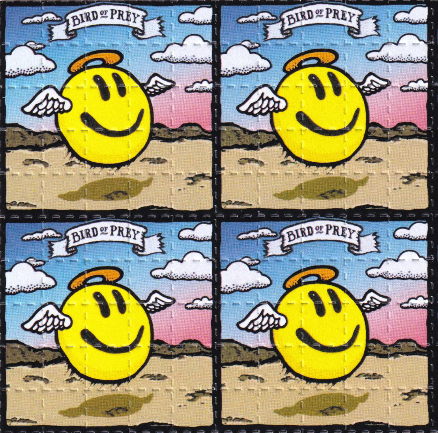 Bird Of Prey Fat Boy Slim Blotter Art