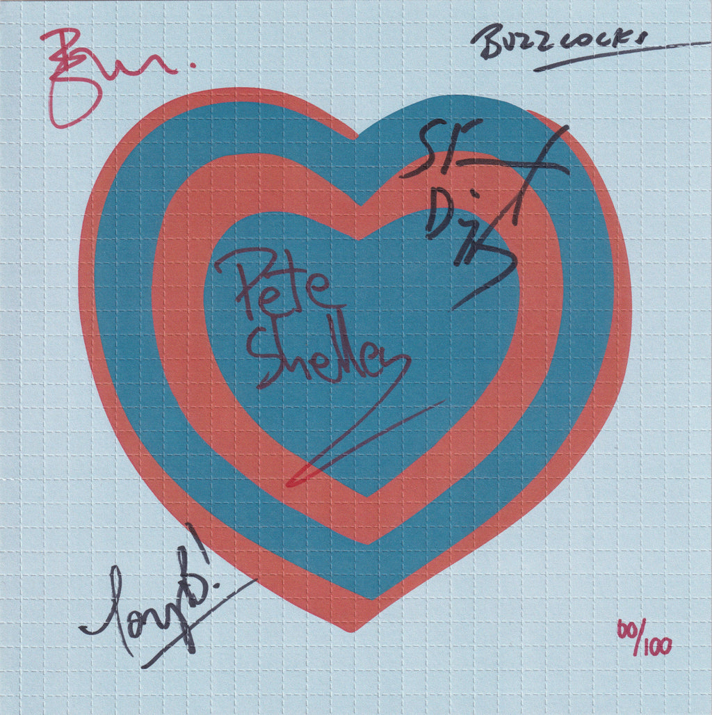 Buzzcocks Ever Fallen In Love Signed Blotter Art