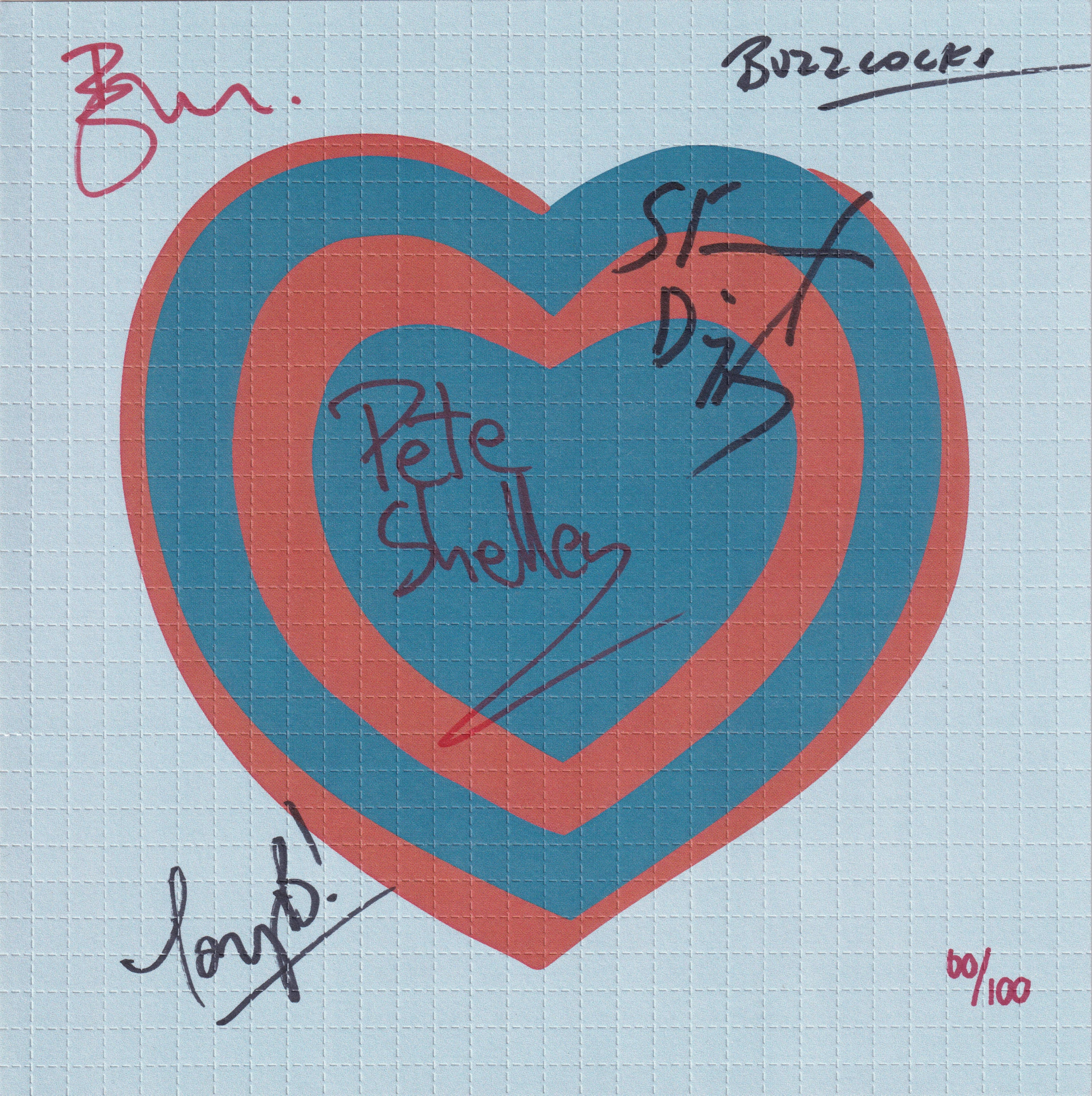 Buzzcocks Ever Fallen In Love Signed Blotter Art