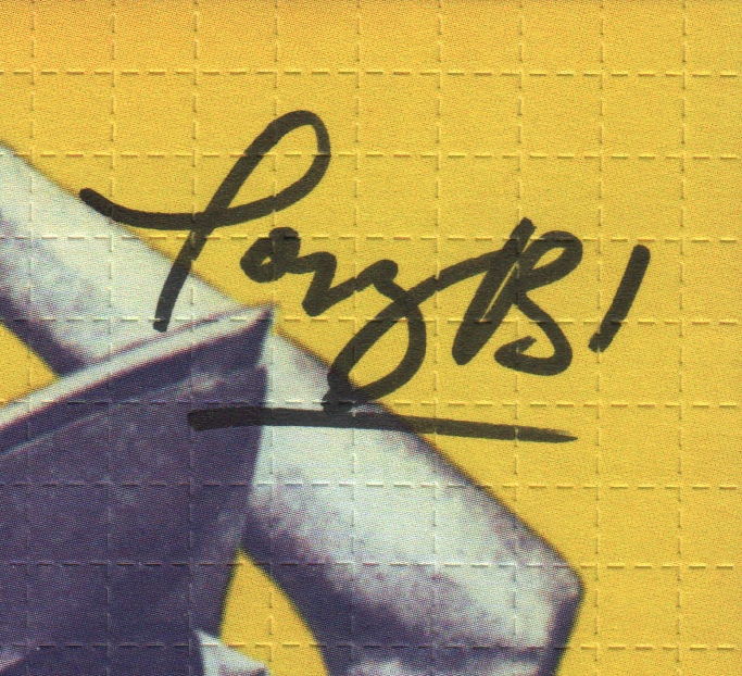 Buzzcocks Orgasm Addict Signed Blotter Art (2000's)