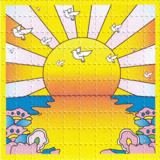 California Sunshine Blotter Art