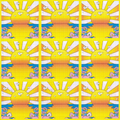 California Sunshine Blotter Art