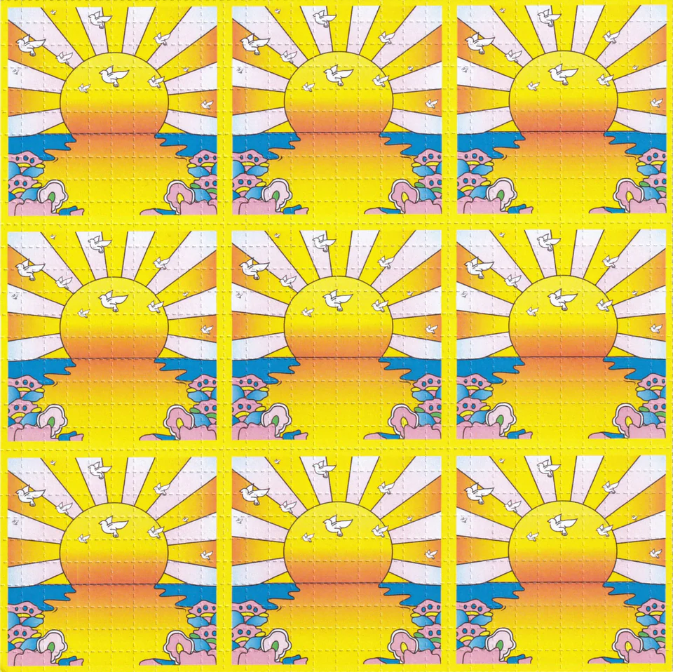 California Sunshine Blotter Art