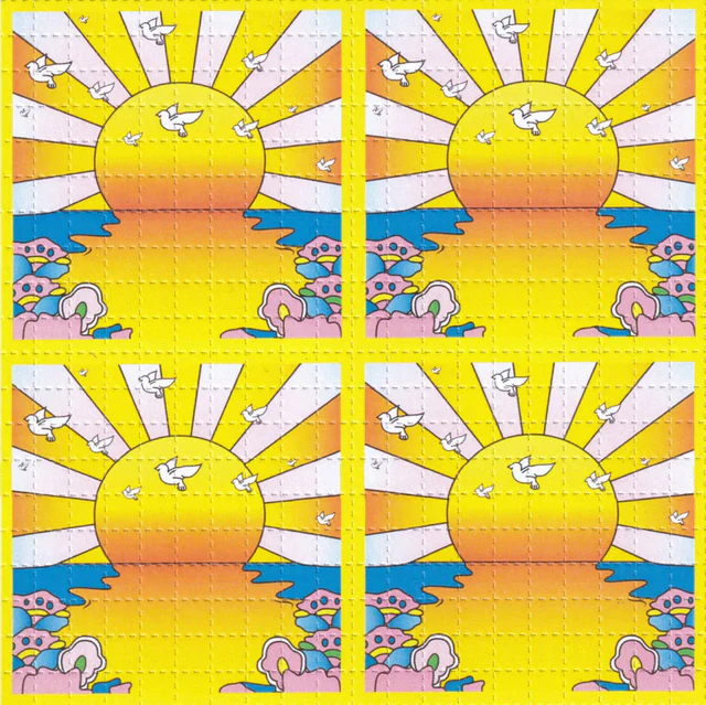 California Sunshine Blotter Art