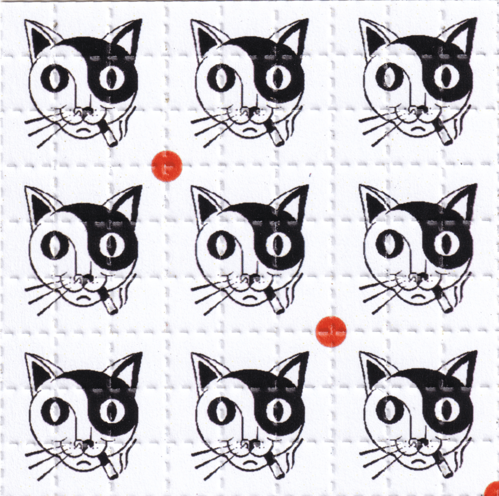 Cats LSD Blotter Art by Ziero Muko (Double Sided)