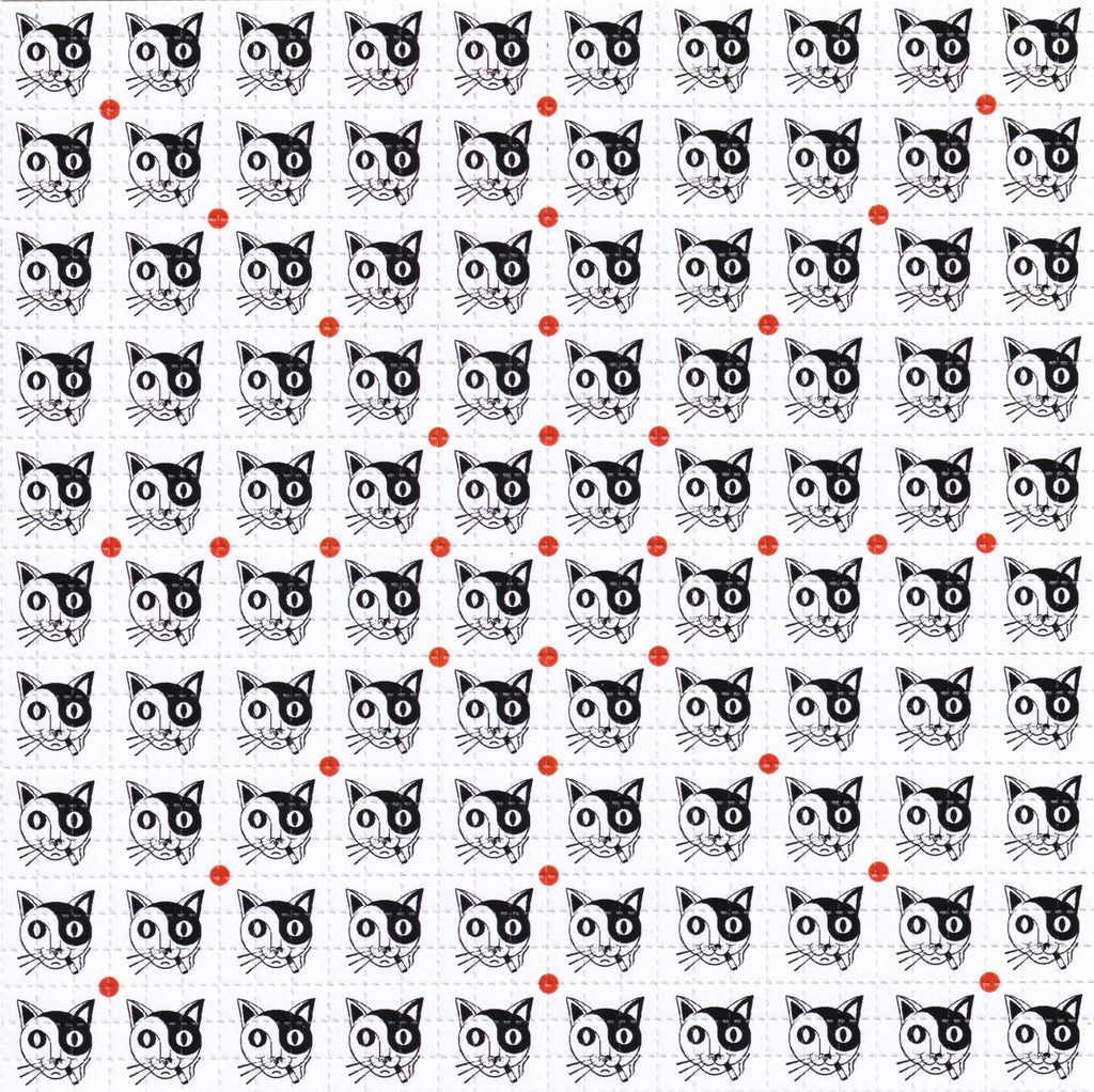 Cats LSD Acid Blotter Art by Ziero Muko