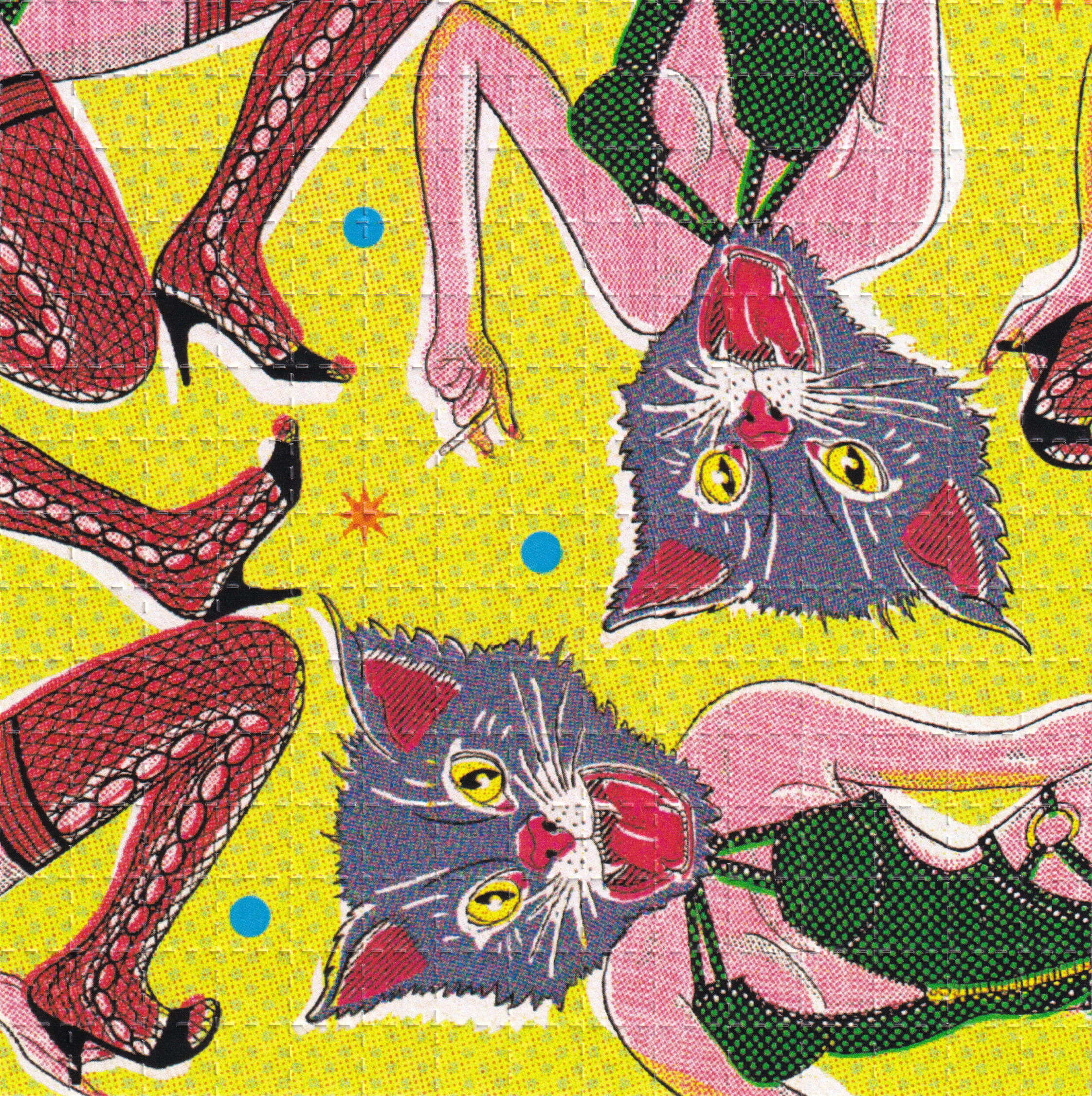 Cats Blotter Art by Ziero Muko