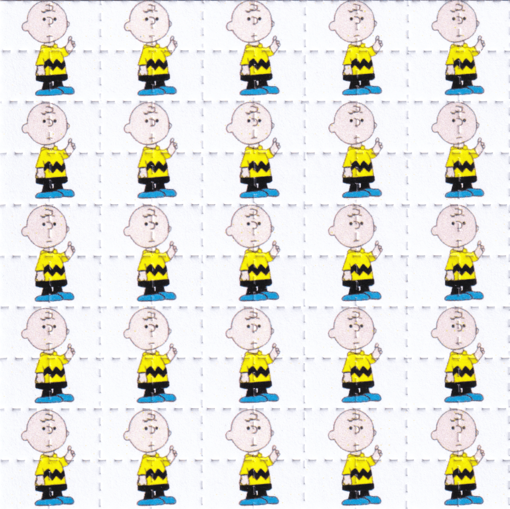 Charlie Brown Blotter Art by Paul Guest