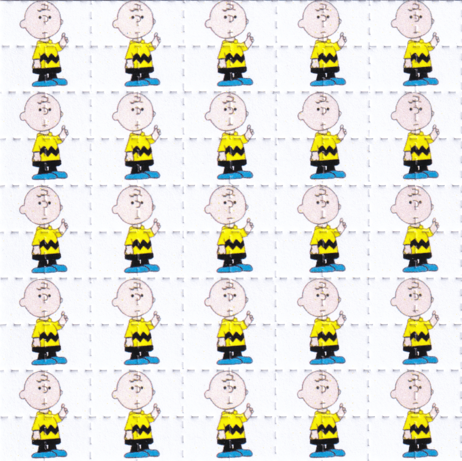 Charlie Brown Blotter Art by Paul Guest