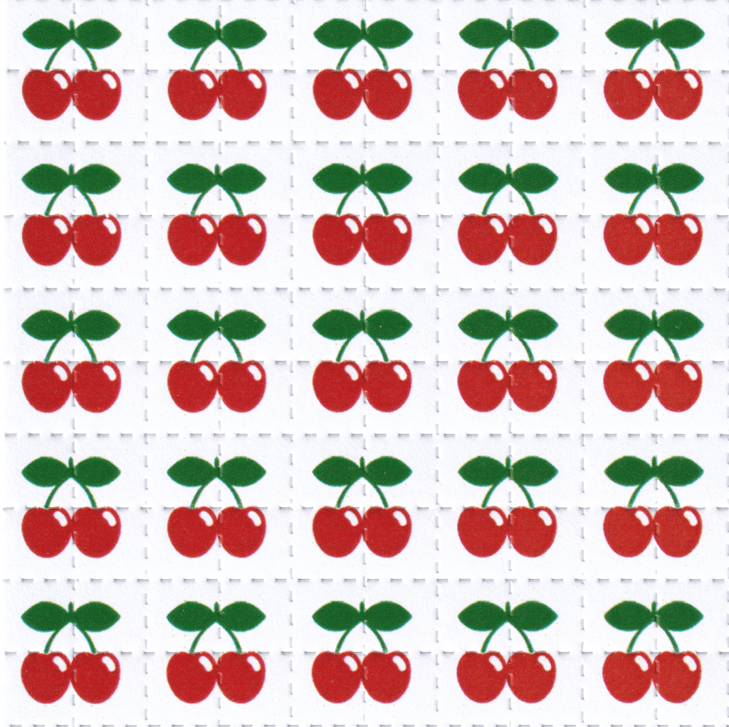 Cherry LSD Acid Blotter Art Print