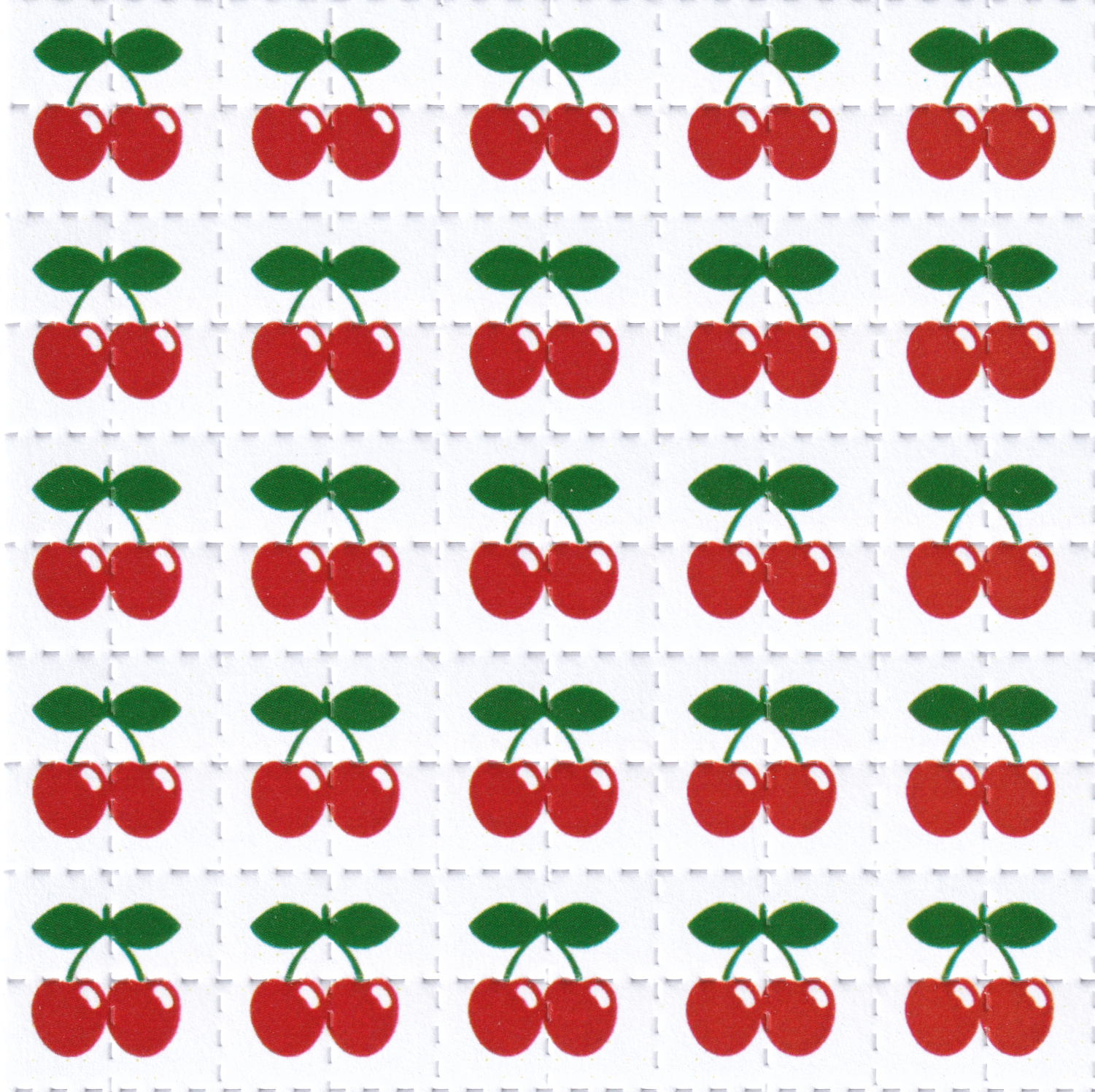 Cherry LSD Acid Blotter Art Print