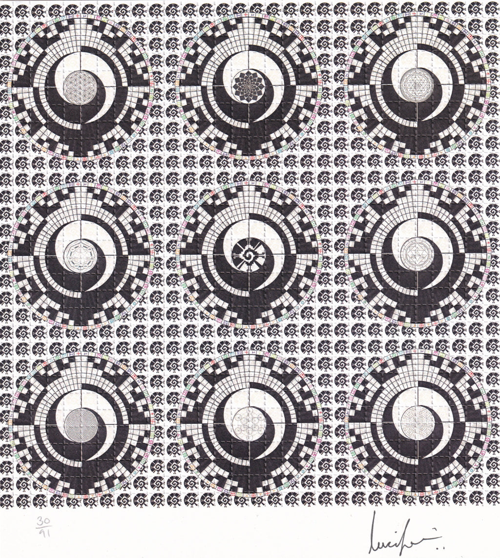Ching Chings Double Sided Blotter Art by Lucifer (2000's)