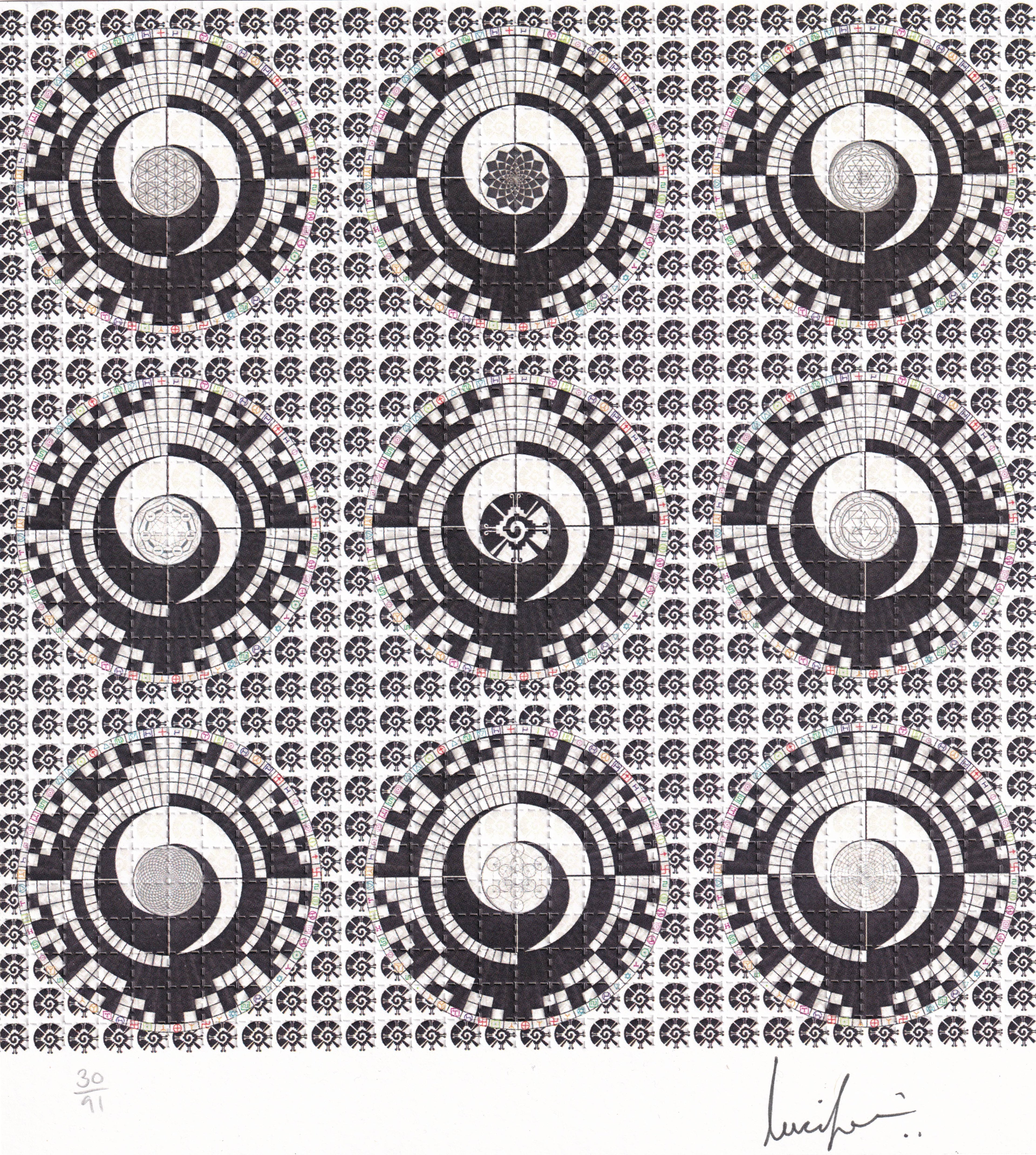 Ching Chings Double Sided Blotter Art by Lucifer (2000's)