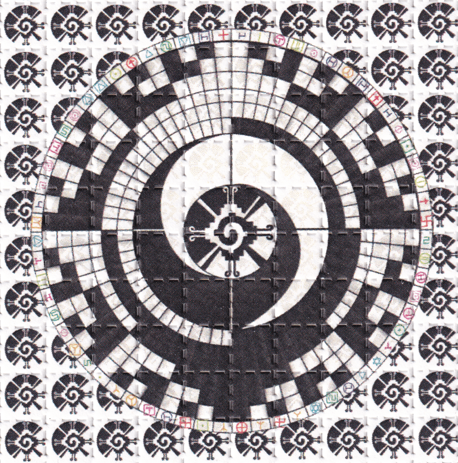 Ching Chings Signed Double Sided Blotter Art by Lucifer