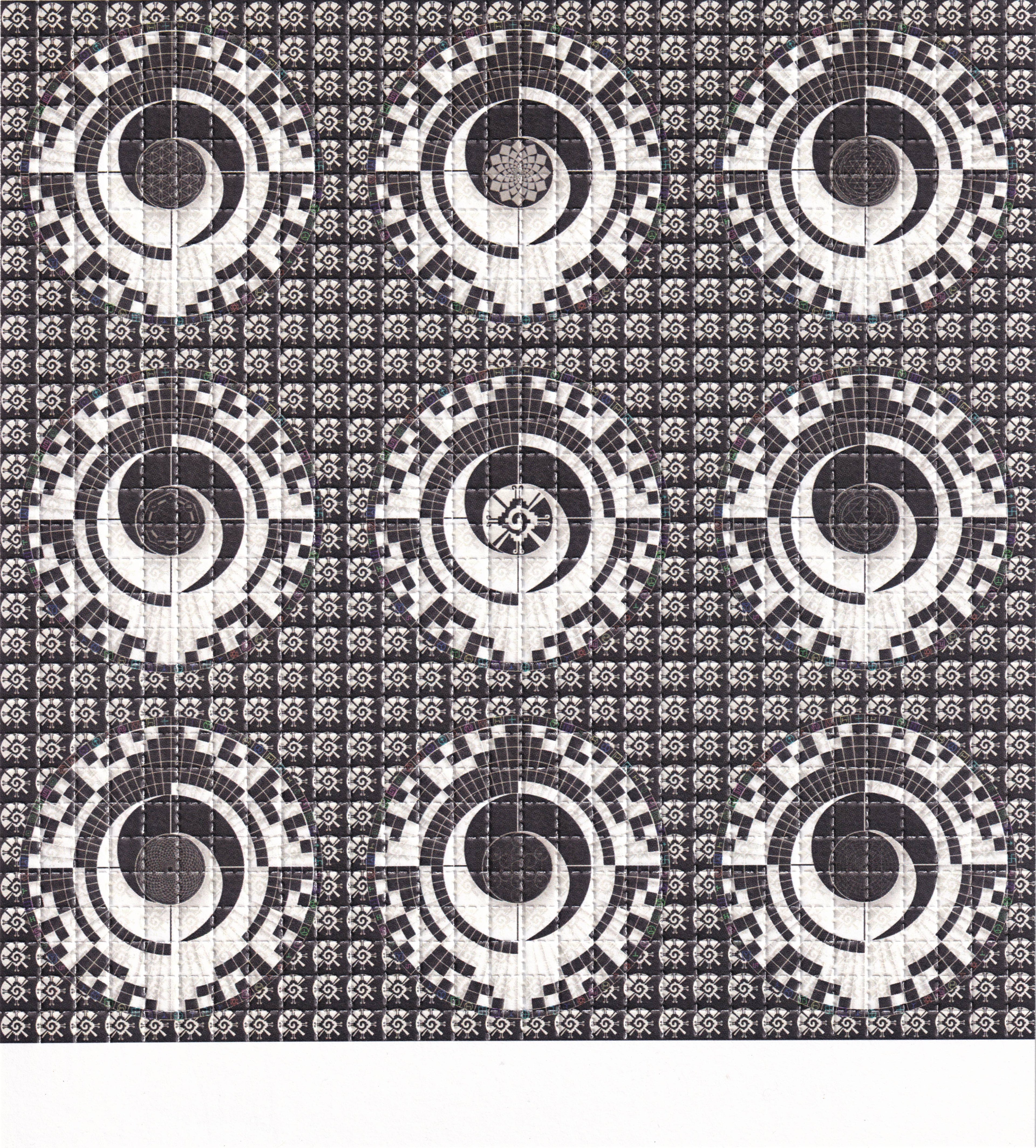 Ching Chings Signed Double Sided Blotter Art by Lucifer (2000's)