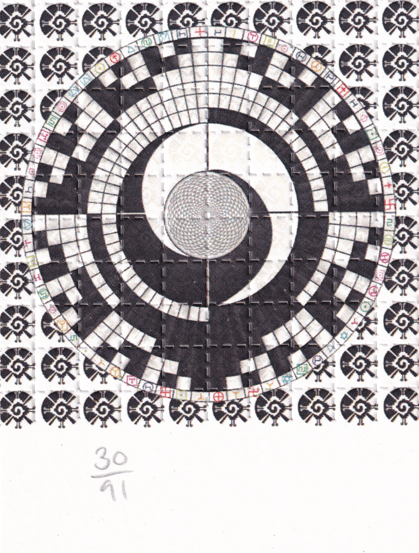 Ching Chings Double Sided Blotter Art by Lucifer