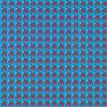 Curious George Blue Blotter Art by Paul Guest (2000's)