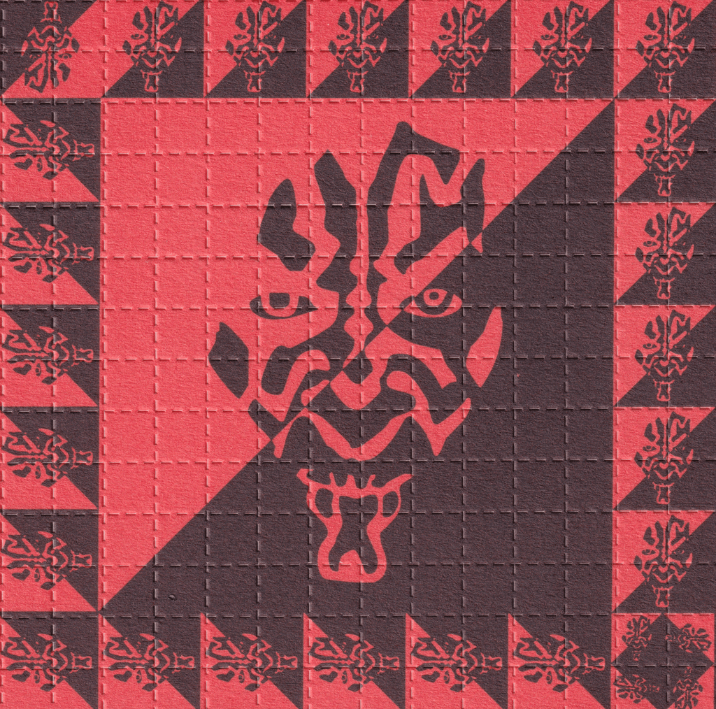 Darth Maul Blotter Art by Lomax (2000's)