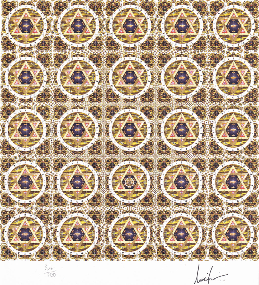 David’s Star Blotter Art by Lucifer (2000's)