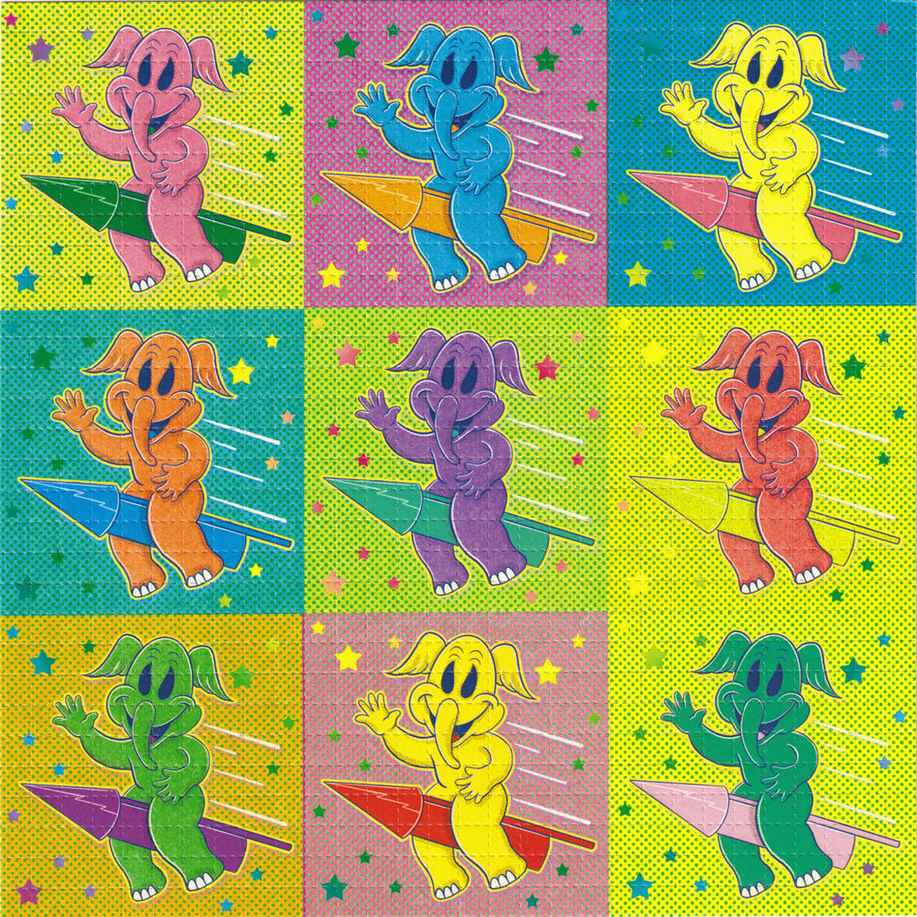 Dumbo Rocket Blotter Art By Ziero Muko