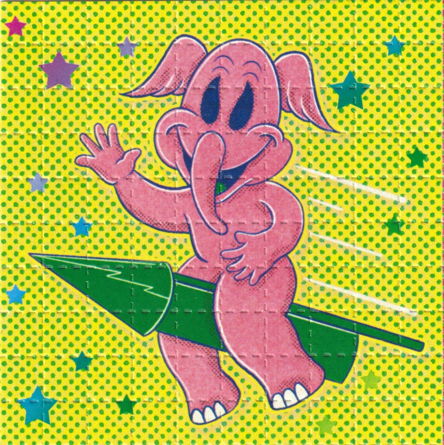 Dumbo LSD Acid Blotter Art By Ziero Muko