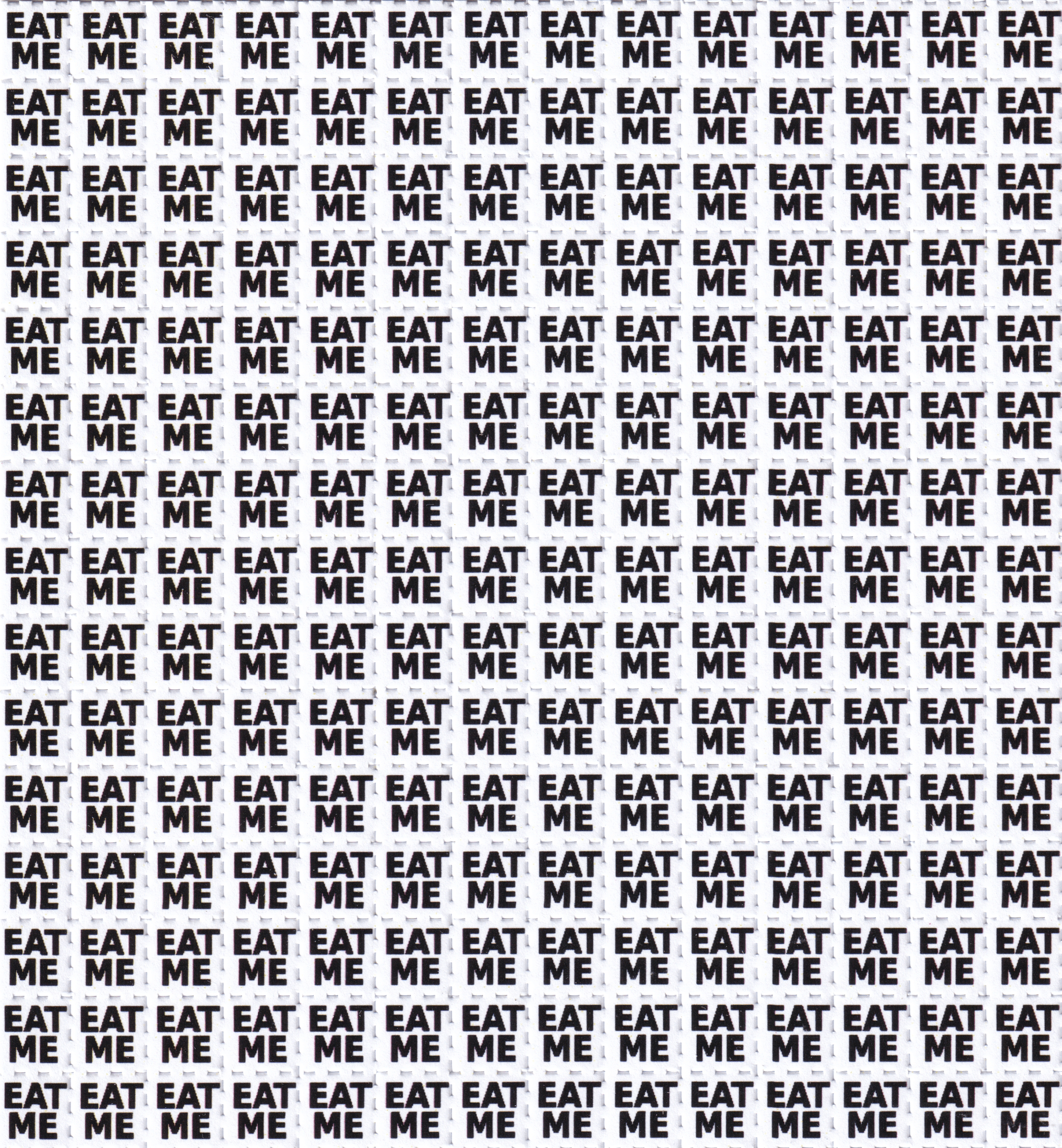 Eat Me LSD Blotter Art Print