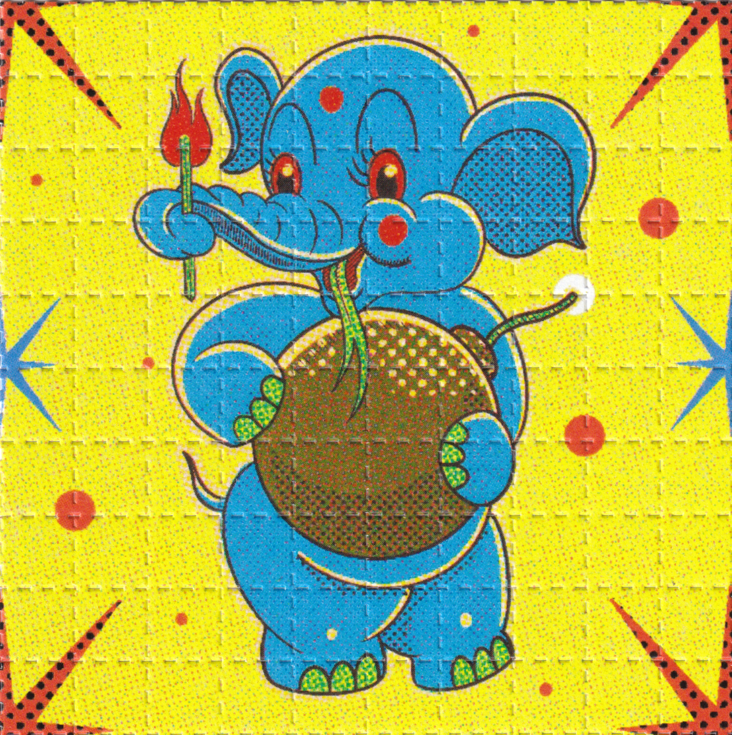 Elephants Blotter Art By Ziero Muko