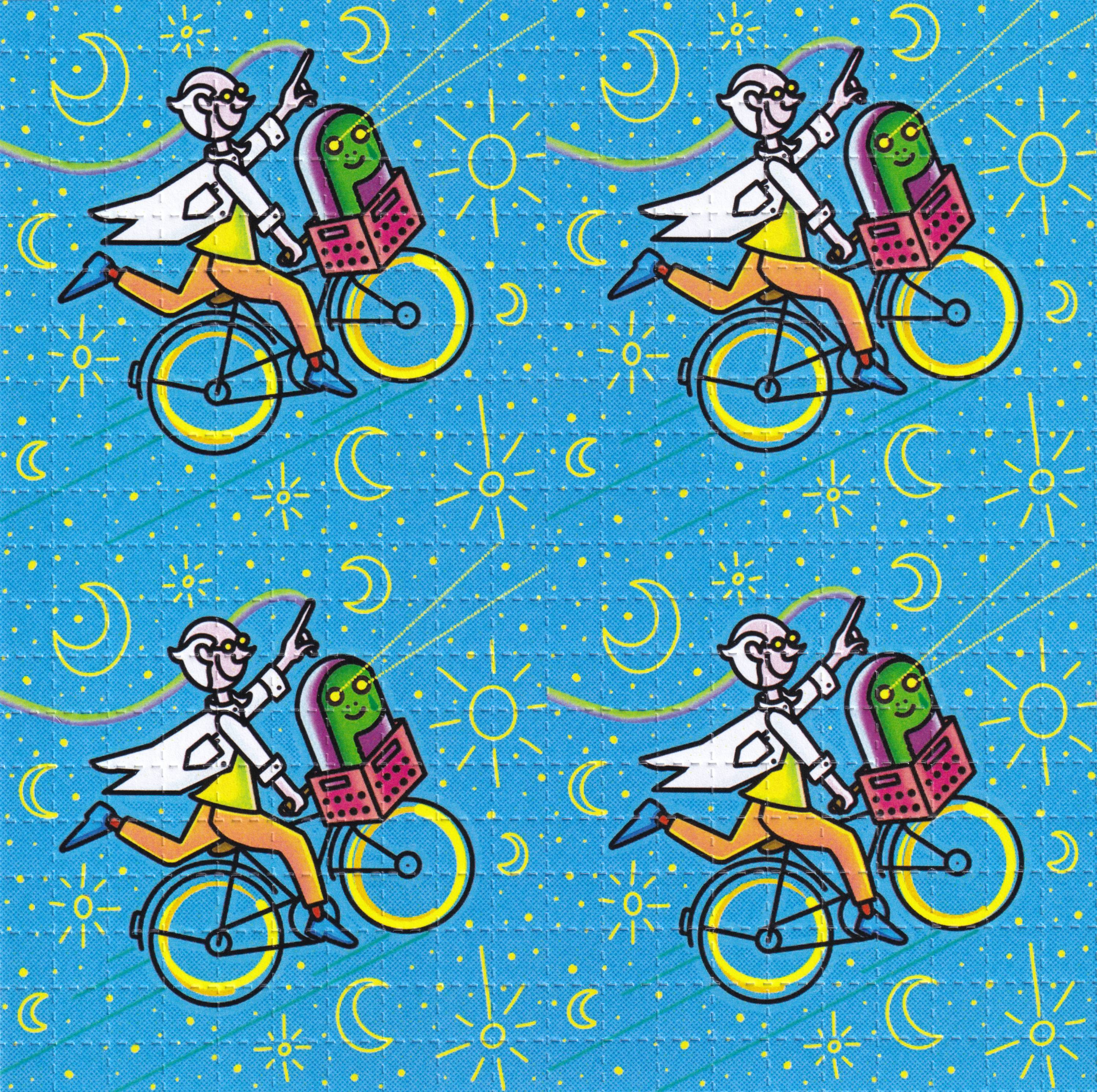 Et Bike Ride LSD Acid Blotter Art Print