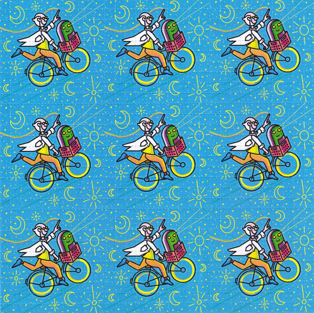 Et Bike Ride Blotter Art