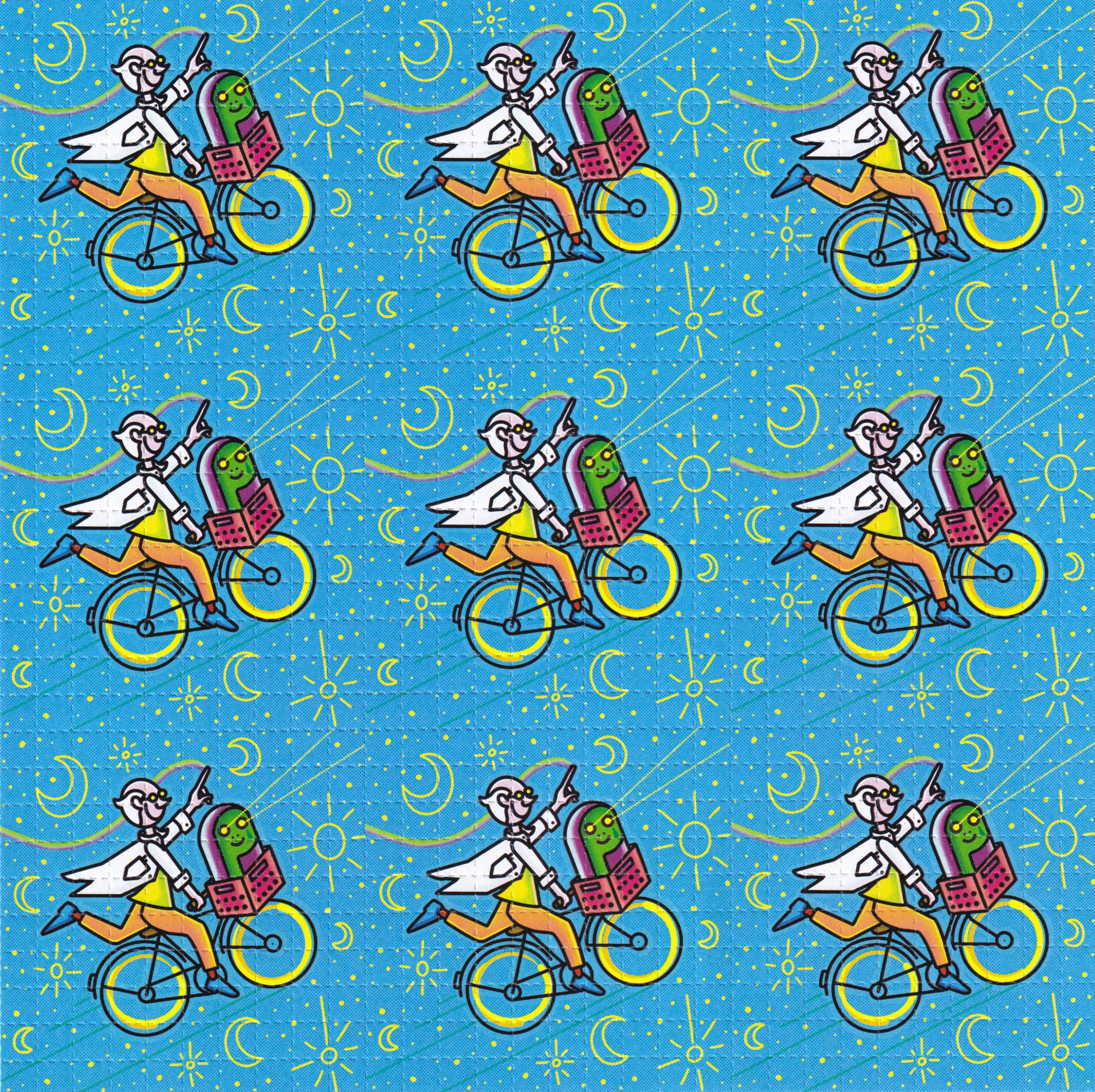 Et Bike Ride Blotter Art