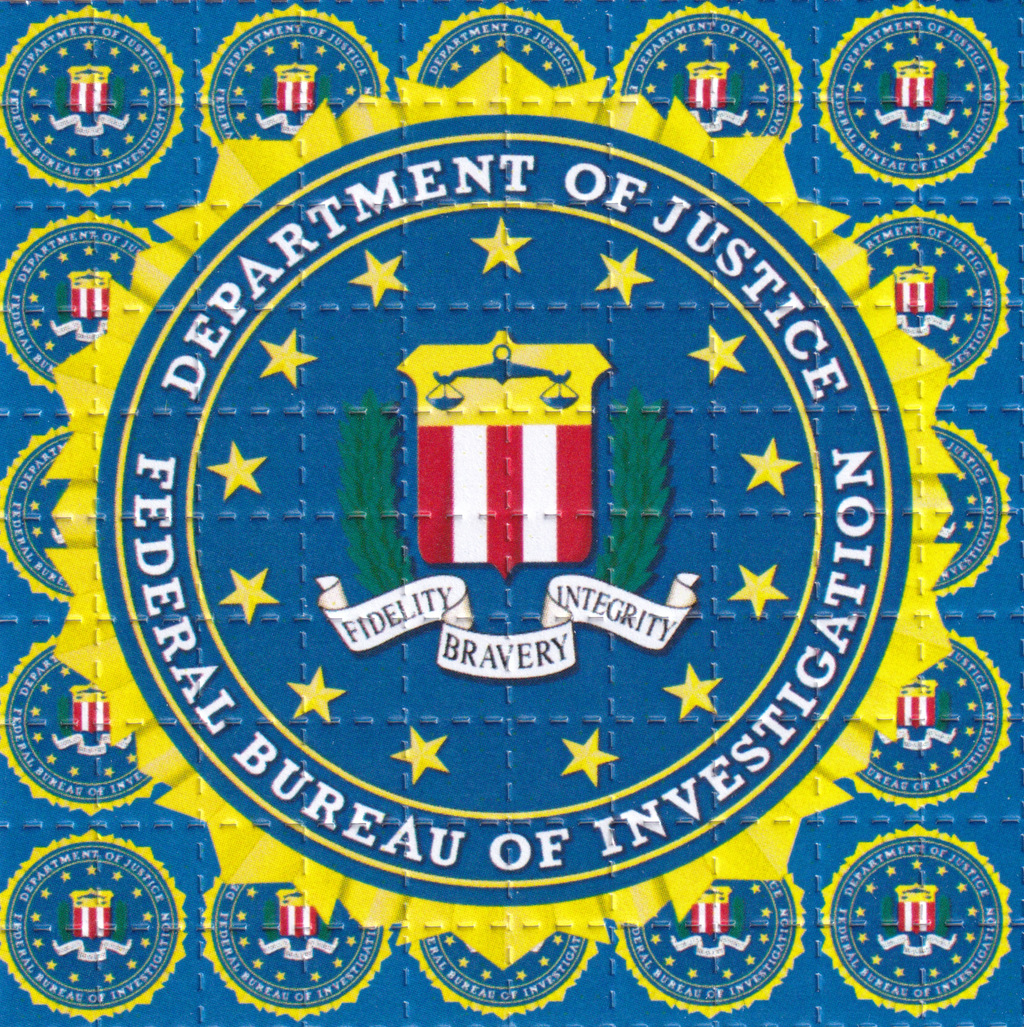 FBI LSD Acid Blotter Art Print